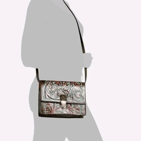 Patricia Nash‎ Leather Crossbody Bag - Picture 3 of 12